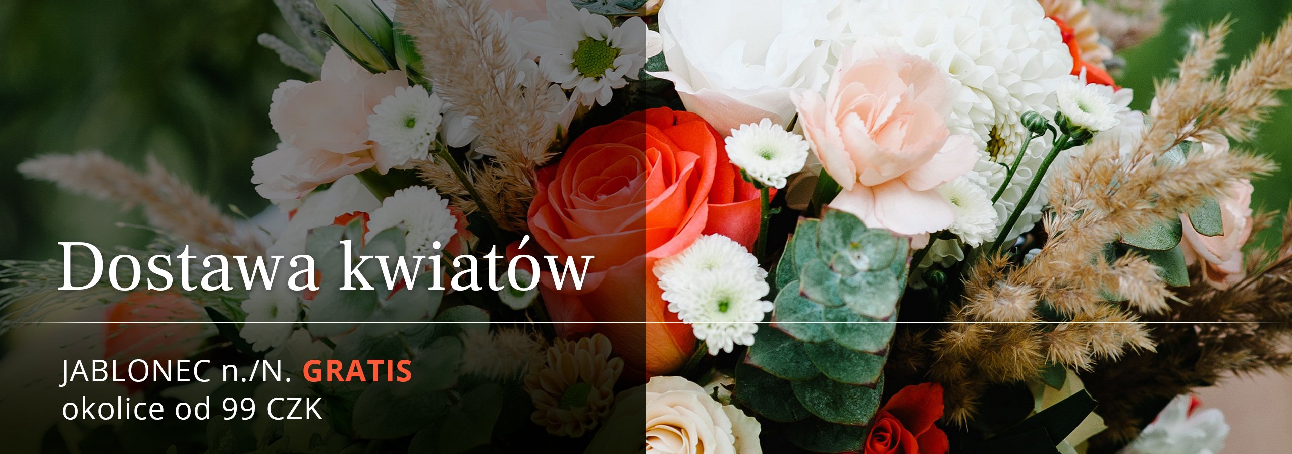 Dostawa kwiatów | Květinářství GRACIA