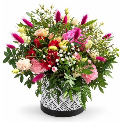 Flowerbox Růže a Eustoma