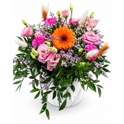 Germini & Eustoma Flowerbox