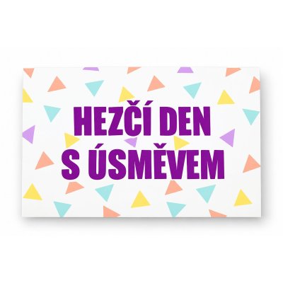 Kartička Hezčí den s úsměvem