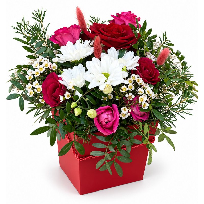 Flowerbox Růže a Wax