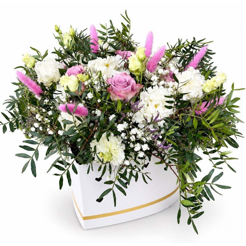 Flowerbox Růžová elegance