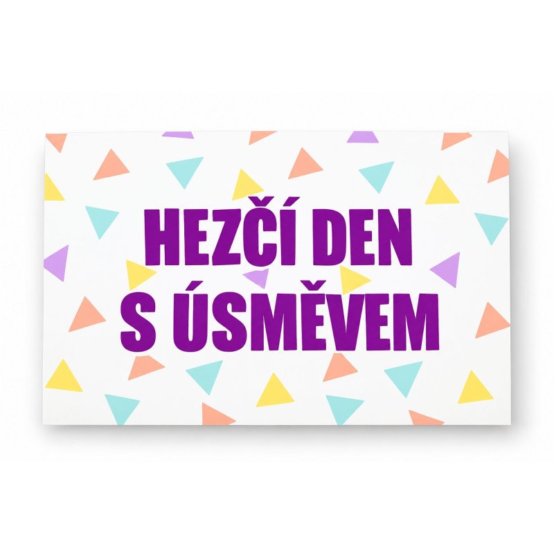 Kartička Hezčí den s úsměvem